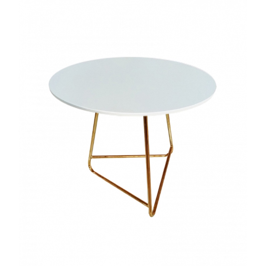 Pulito โต๊ะกาแฟ ขนาด 60×60×61cm. SCT-088 สีขาว