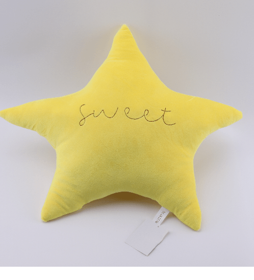 COZY หมอนอิงรูปดาว ขนาด 50x58 ซม. สีเหลือง