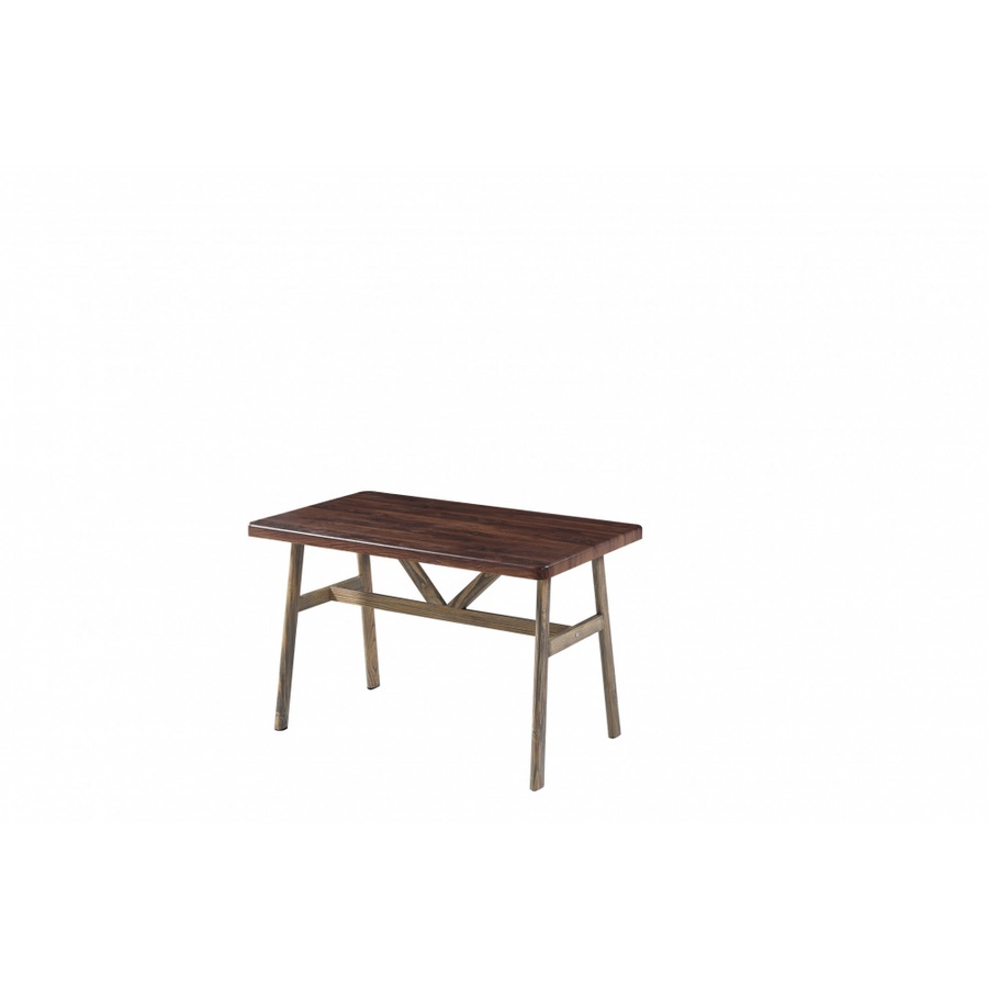 Delicato โต๊ะอาหารรอนนี่ ขนาด 120x70x75 ซม ลายไม้ HK-DW12070