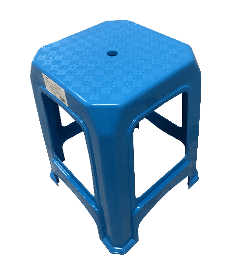 เก้าอี้พลาสติก 4ขา รุ่นZH006-BUสีน้ำเงิน