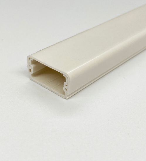 V.E.G. รางเก็บสายไฟ PVC แบบทึบ 20x10 มม. ยาว 2 เมตร MMT-20-2MW สีขาว