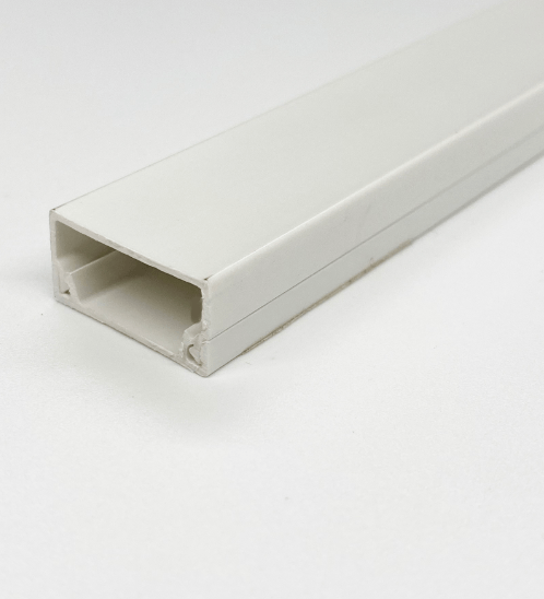 V.E.G. รางเก็บสายไฟ PVC 20x10 มม. 2M รุ่น A-2010-2MW สีขาว