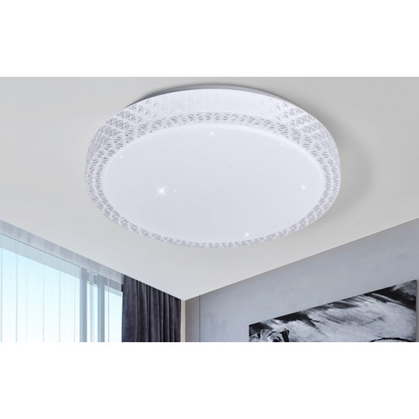 EILON โคมไฟเพดาน LED ปรับแสงได้ ขนาด 36W รุ่น Pandena-500 ( พร้อมรีโมท ) Pandena-500 ( พร้อมรีโมท ) สีขาว