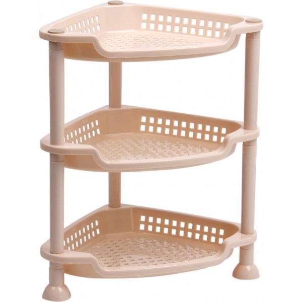 SAKU ชั้นวางของ 3ชั้น ขนาด 29x22.5x34ซม. TG59778 สีชมพู