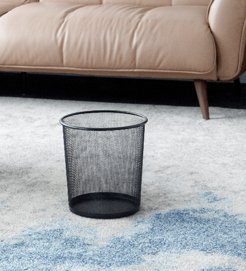 SMITH ตะกร้าเหล็กกลมอเนกประสงค์ 8.5 ลิตร (S) รุ่น TG59201 ขนาด 24x24x26.5ซม. สีดำ