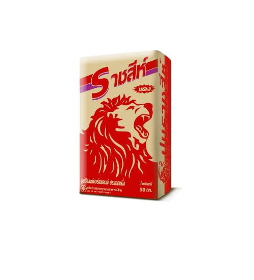 ราชสีห์ ปูนราชสีห์แดง 50 กก. สีเทา