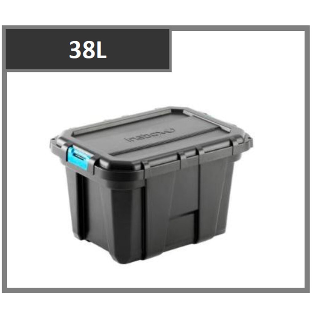 INABOX กล่องเก็บของ Heavy Forte N54391-38L ขนาด 38.3x33.1x53 cm. สีดำ