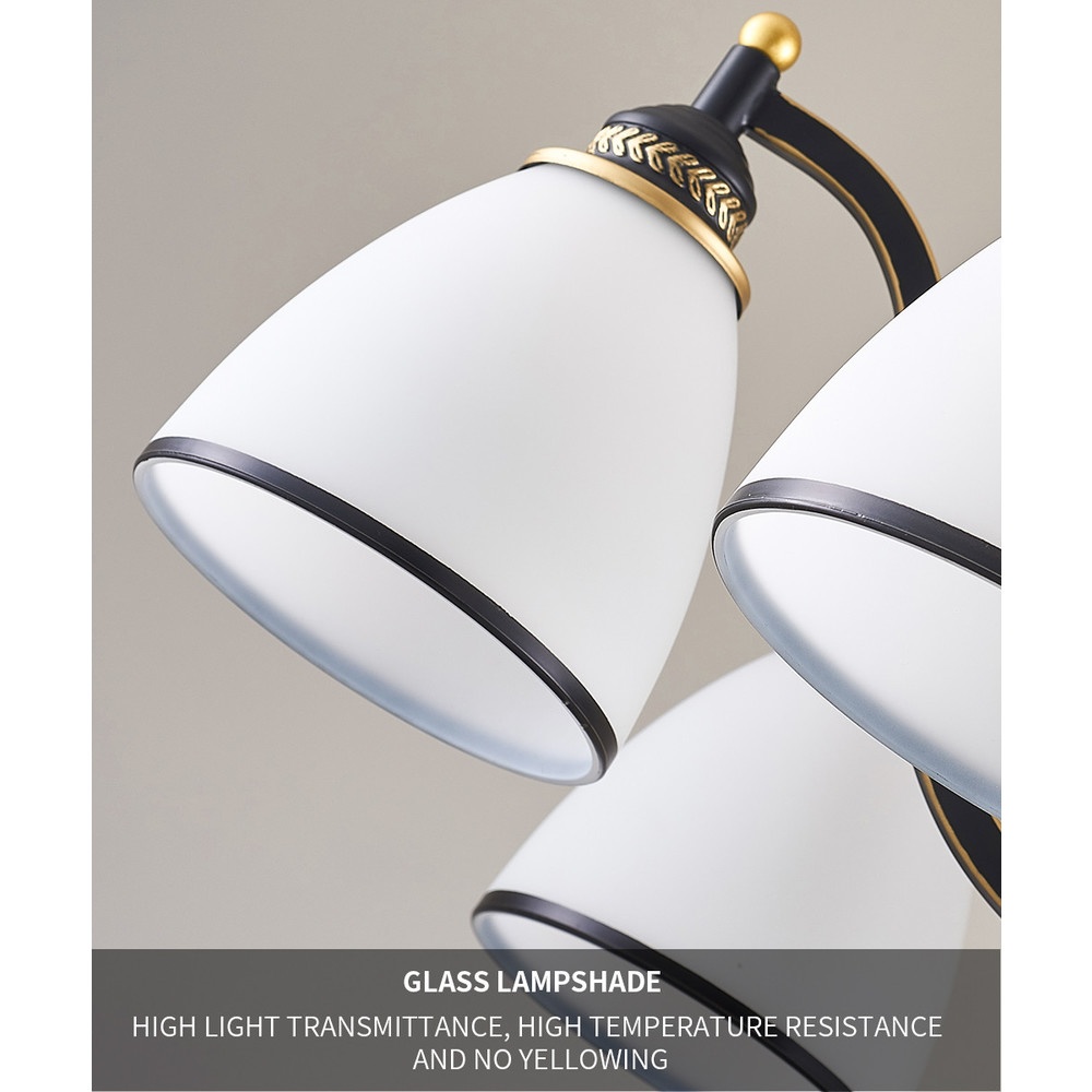 EILON ชุดโคมไฟแขวนเพดาน LED 36W สีดำ รุ่น ETYD-BCMD6649/6 |GlobalHouse