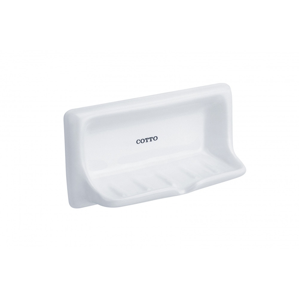 Cotto ที่วางสบู่ เซรามิก รุ่น C805 สีขาว