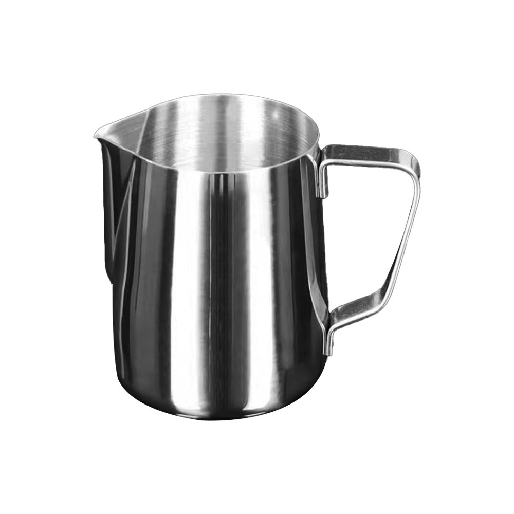 ADAMAS เหยือกตีฟองนมสเตนเลส 350 มล. EAMONN-01 สีเงิน