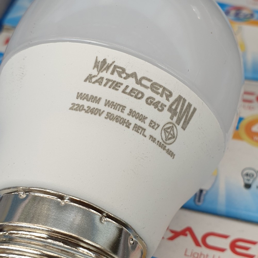 RACER หลอดไฟ LED Bulb ทรง G45 ขั้ว E27 4W รุ่น KATIE แสงเดย์ไลท์