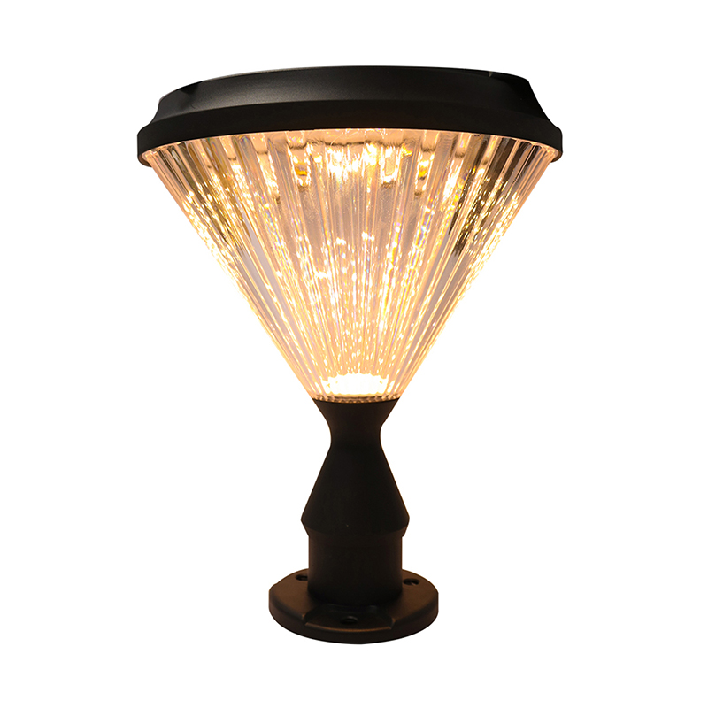 RACER โคมไฟหัวเสาโซลาร์เซลล์ LED 3W 6500K IP65 รุ่น OSKAR แสงวอร์มไวท์