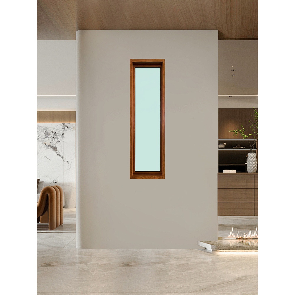 WELLINGTAN ช่องแสงอลูมิเนียม W-AFWG1204 120x40 ซม. สีไม้