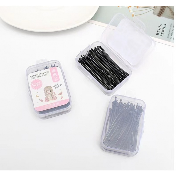 USUPSO กิ๊บติดผม สีดำ(50ชิ้นต่อกล่อง)#AA5