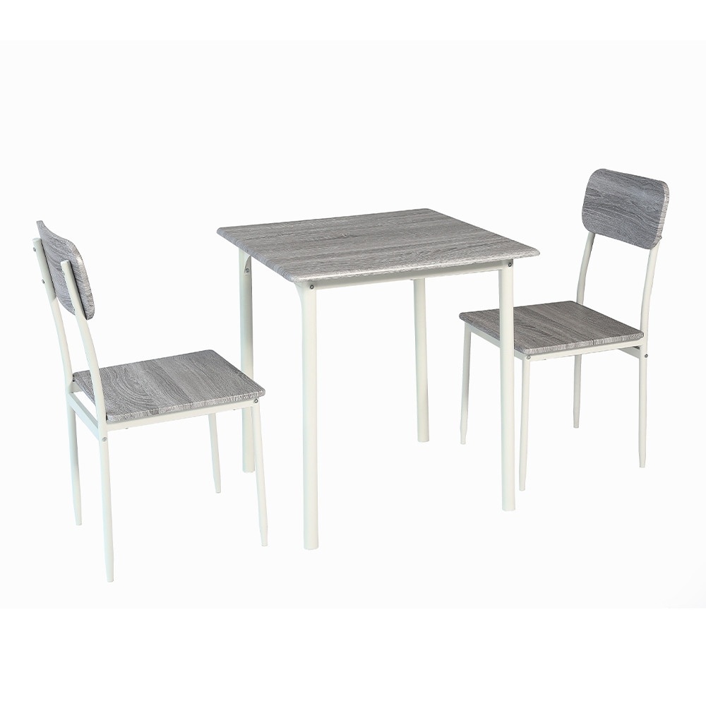 DELICATO ชุดโต๊ะอาหาร 2 ที่นั่ง รุ่น Nanaโต๊ะ: 70x70x76 ซม. เก้าอี้:42X48X87 ซม. สีไม้ธรรมชาติ