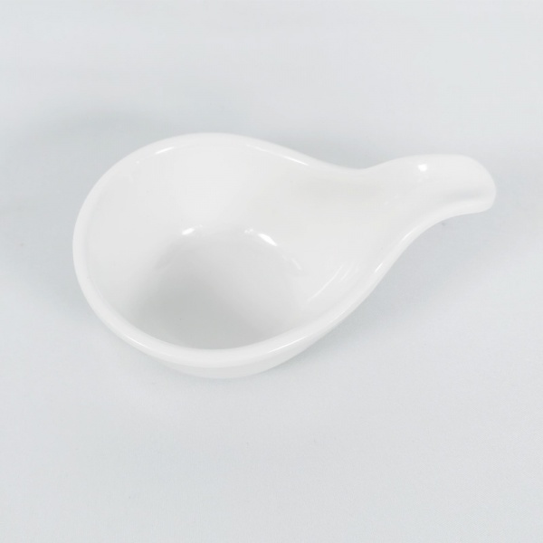 ADAMAS ถ้วยน้ำจิ้มเมลามีนทรงช้อน 8x4ซม. ARTEMIS-A5 สีขาว (มอก.)