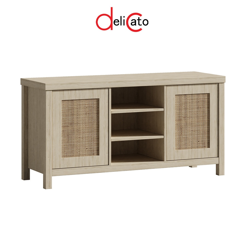 DELICATO ชั้นวางทีวี รุ่น ECHO ขนาด 40x120x62.50 ซม. สีวอลนัทอ่อน