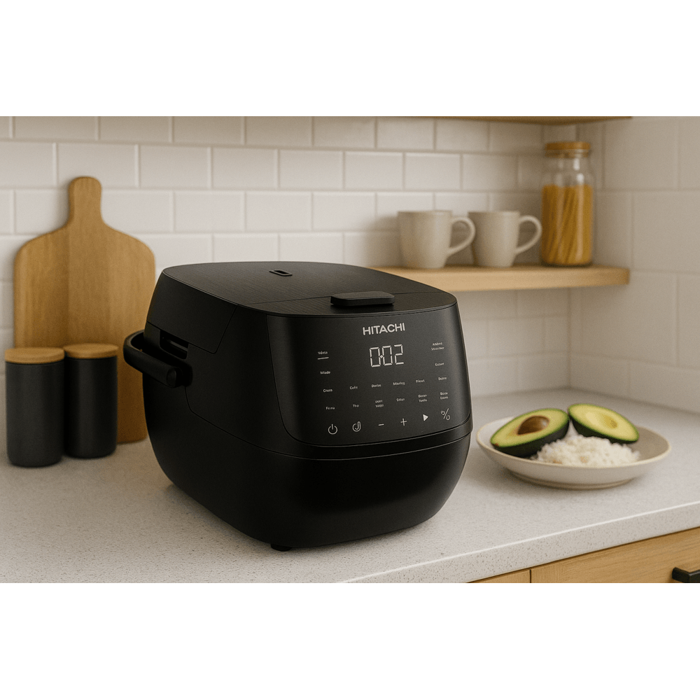 HITACHI หม้อหุงข้าวดิจิตอล ขนาด 1.8 ลิตร รุ่น  RZ-S18VN สีดำ