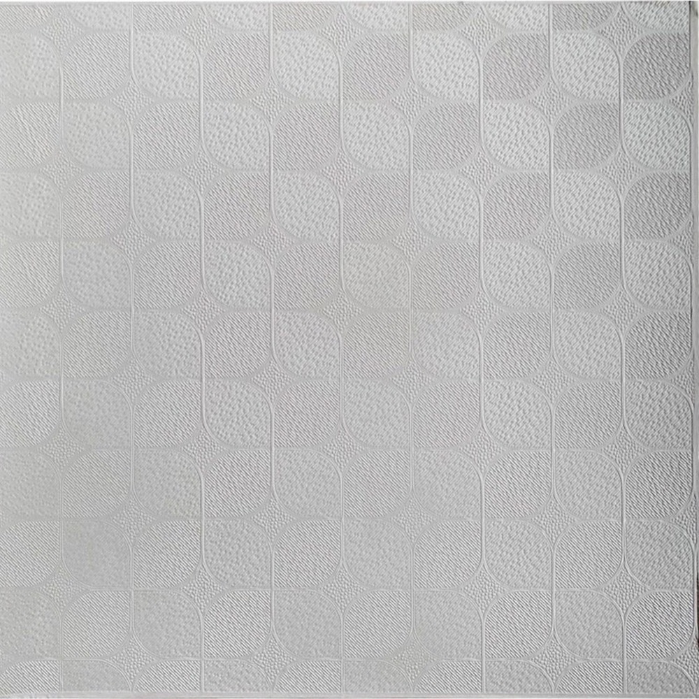 Lisse แผ่นฝ้ายิปซัมเคลือบPVCติดฟอยด์ ขนาด0.8x60x60ซม. ลายสายฝน