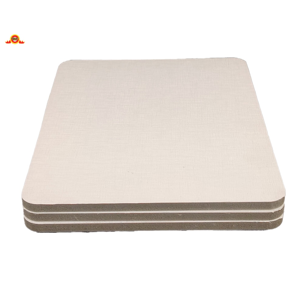 GREAT WOOD แผ่นลามิเนตปิดผิว สีเงินไทเทเนี่ยม HPLรุ่น YJ-9035-8 ขนาด122*0.8*2800มม.