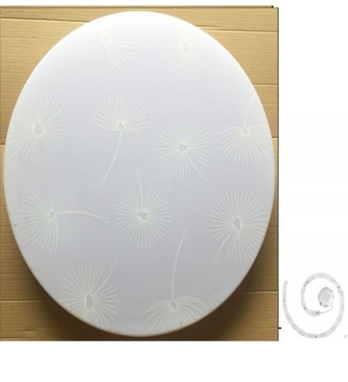 SYLLA โคมไฟเพดาน LED อะคริลิค สลิม 24W เดย์ไลท์ AR24-05 ขนาด Φ39 cm. สีขาว