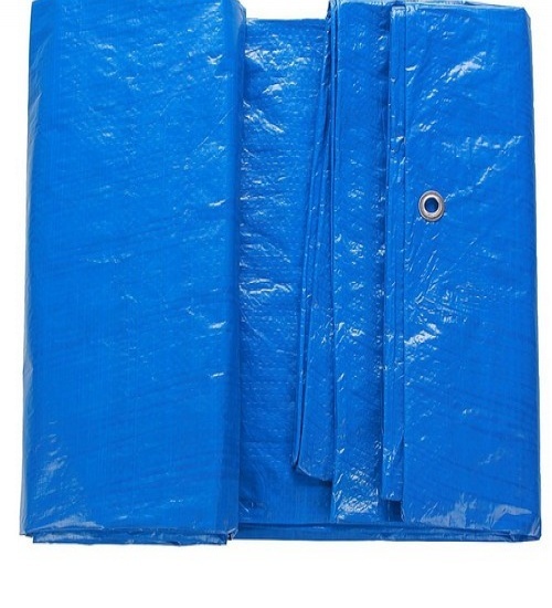 POLLO ผ้าใบเอนกประสงค์ 3m*4m สีฟ้า -