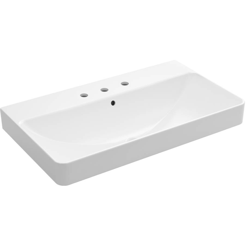 Kohler อ่างล้างหน้าวางบนเคาน์เตอร์ก๊อกบนอ่าง รุ่น ฟอร์ฟร้อนท์ เซ็นเตอร์8 K-2749X-8-0