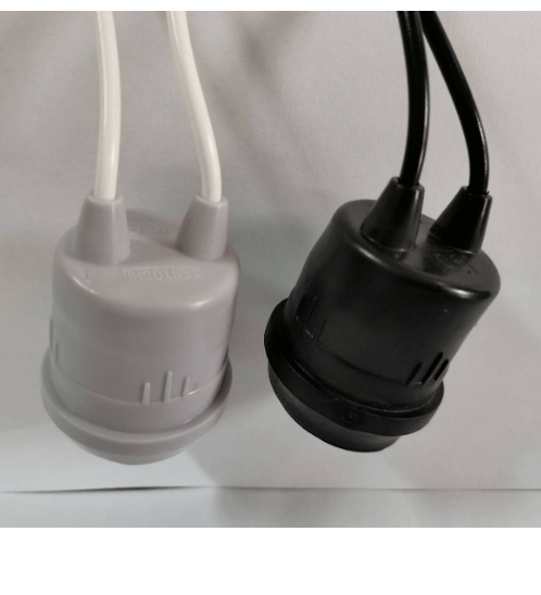 NL ขั้วห้อยเกลียวกันน้ำ E27 สีเทา