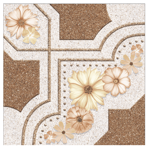 Marbella กระเบื้องเซรามิคปูพื้น 12x12 นิ้ว ม่อนแจ่ม-ชมพู SHQ3306 Satin (17P)