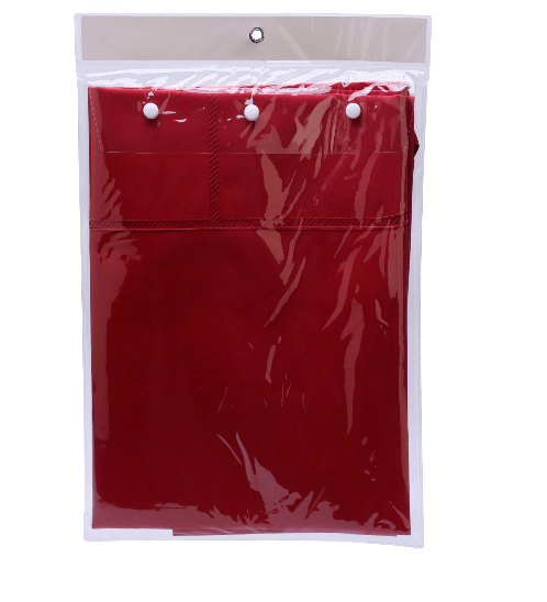 PROTX ผ้ากันเปื้อนPVC  72x108 ซม. YJ-08 สีแดง
