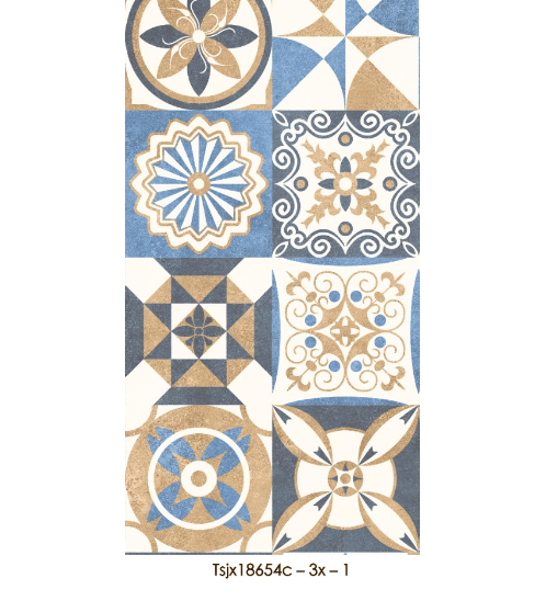 Marbella กระเบื้องเซรามิคปูผนัง 30x60 ซม. เกต JY6301 Satin (9P)