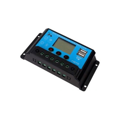 SUOER อุปกรณ์ควบคุมการชาร์จแผงโซลาร์ รุ่น PWM 12V/24V-30A