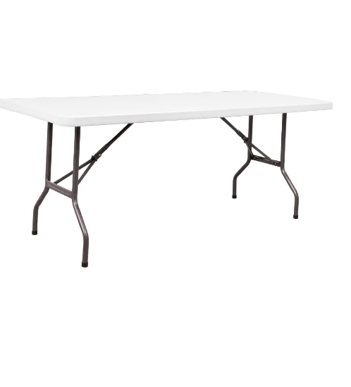 โต๊ะเอนกประสงค์ รุ่นRB-3072-WH ขนาด 6 ฟุต สีขาว