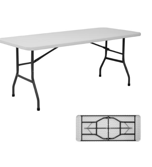 โต๊ะเอนกประสงค์ รุ่นRB-3072-WH ขนาด 6 ฟุต สีขาว
