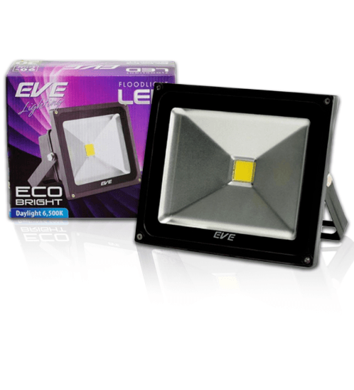 โคมฟลัด LED รุ่นอีโคไบรท์ 20W. 220V.เดย์ไลท์.EVE