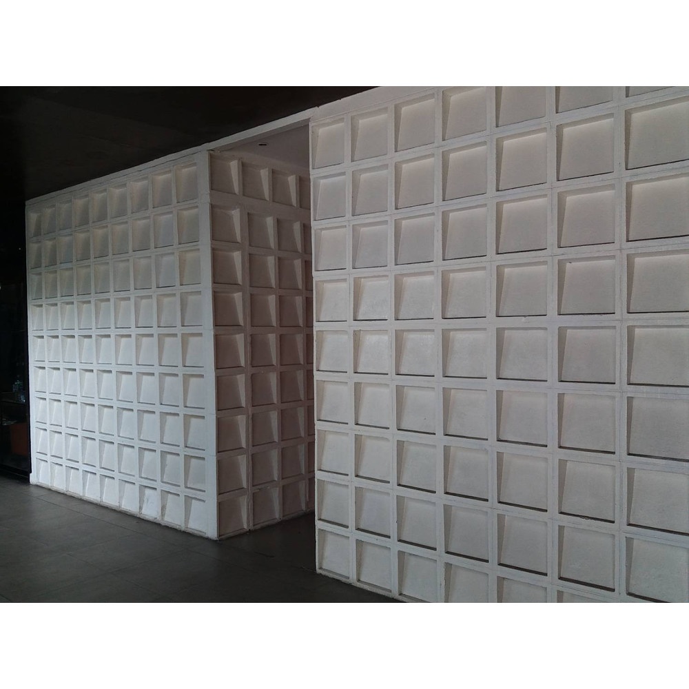 สมาร์ท บล็อคมวลเบาตกแต่ง ลายมิติบล็อค ขนาด ขนาด 30X30X10ซม