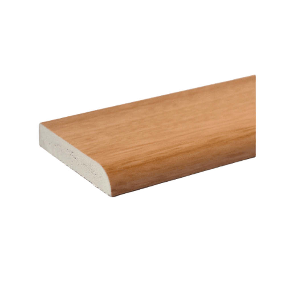 GREAT WOOD ไม้มอบ PVC  FCM-0406A (CH01) 40X18x2700มม. สีสัก