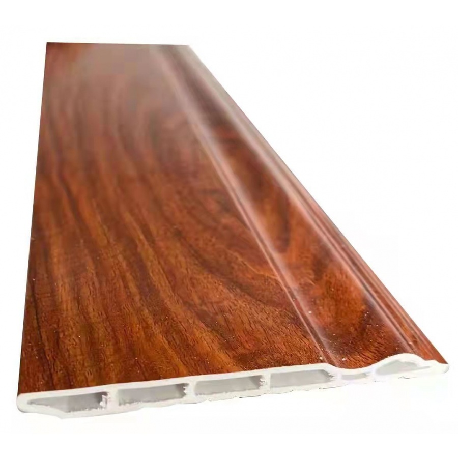GREAT WOOD ไม้บัวล่าง PVC รุ่น SKG012 90x10×3000มม. สีส้ม |GlobalHouse