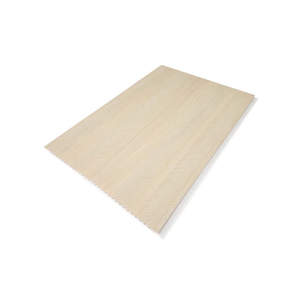 GREAT WOOD แผ่นตกแต่งฝ้า PVC รุ่น3008 ขนาด 30x290x0.8ซม.สีLight Grey