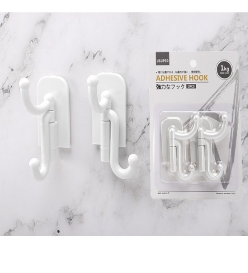 USUPSO ชุดตะขอติดผนัง 2 ชิ้น L1 (#B5)