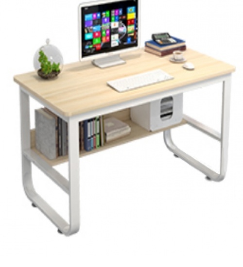 SMITH โต๊ะทำงาน ขนาด 60X120X73ซม. HD003 สีไวท์เมเปิล