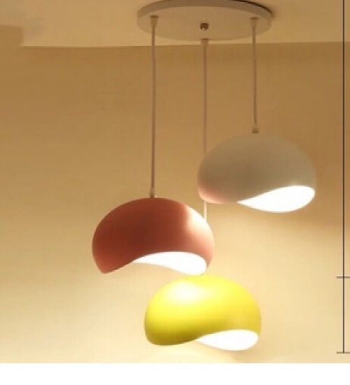 EILON โคมไฟแขวนโมเดิร์น รุ่น ZS-011-3หัว สีแดง เหลือง ขาว