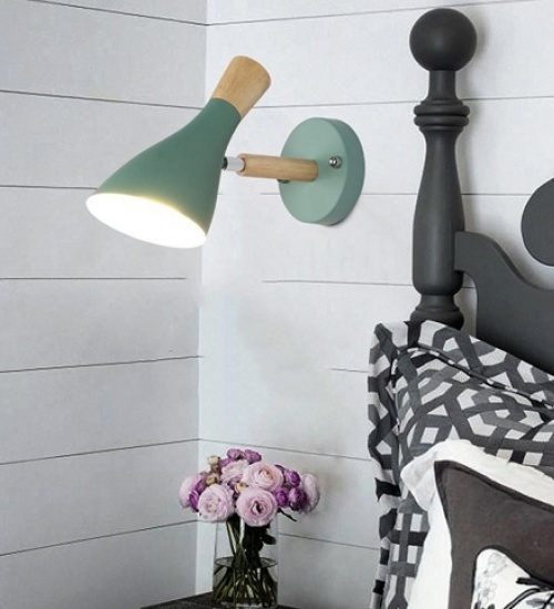 EILON โคมไฟติดผนัง Modern รุ่น Y60 สีเขียว
