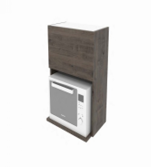 LAVAREDO ตู้แขวนไมโครเวฟ 600 : LW106-FORESTA TEAK สีสัก