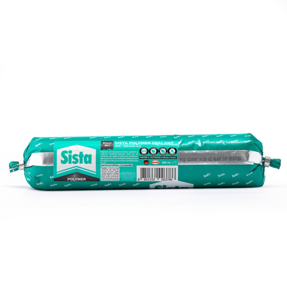 SISTA โพลีเมอร์ ยาแนว 380 ml. สีดำ