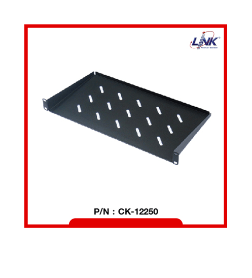 LINK ถาดวางอุปกรณ์ แบบยึดหน้าตู้ ความลึก 25 ซม. CK-12250