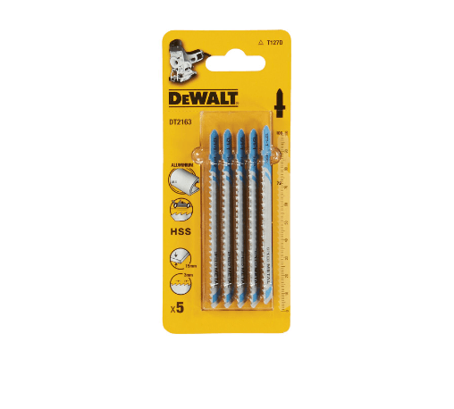 DEWALT ใบเลื่อยจิ๊กซอว์ 100 มม. DT2163-QZ ตัดอลูมิเนียม(Pack 5)