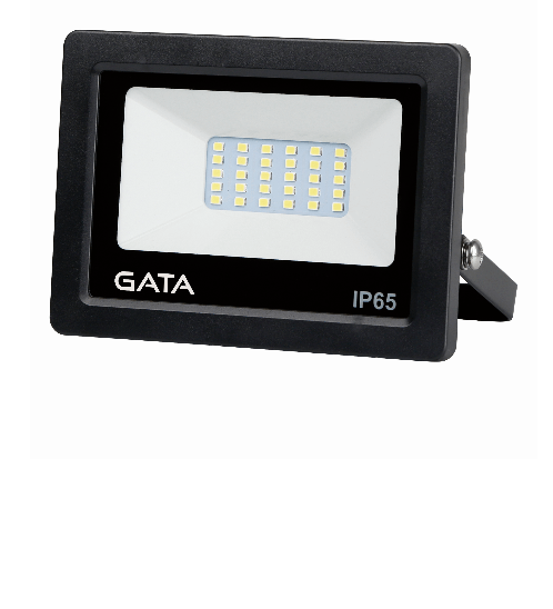 GATA โคมฟลัดไลท์ แอลอีดี 20วัตต์ วอมม์ (สว่างพิเศษ) - สีดำ