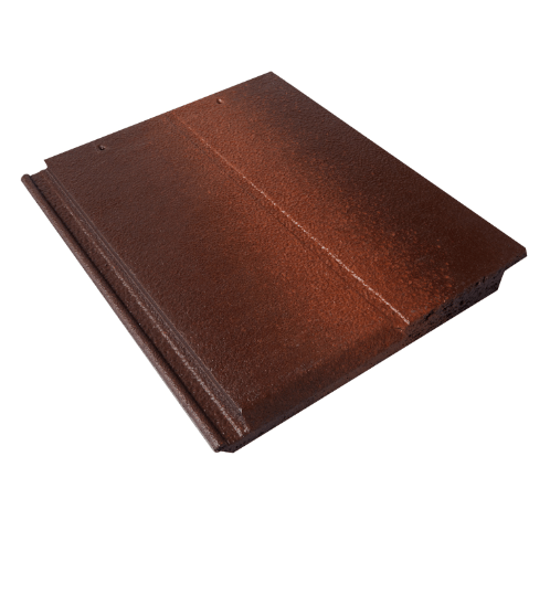 ตราเพชร กระเบื้องคอนกรีตอดามัส รุ่น อดามัสแบบร่อง ขนาด 33 x 42 ซม. สีน้ำตาลประกายอำไพ