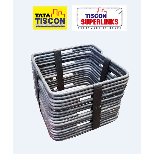 TATA เหล็กปลอก ทิสคอน ซุปเปอร์ลิงค์ ขนาด 10x10 ซม. SR24 มอก.